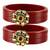 Maroon Crystal Bangles And Bracelets