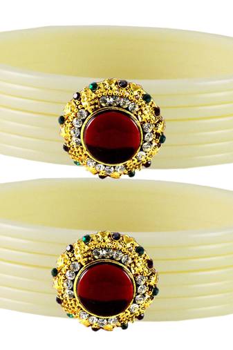 White Crystal Bangles And Bracelets