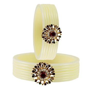 White Crystal Bangles And Bracelets 2