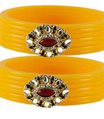 Yellow Crystal Bangles And Bracelets