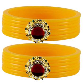 Yellow Crystal Bangles And Bracelets 1
