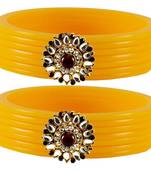 Yellow Crystal Bangles And Bracelets