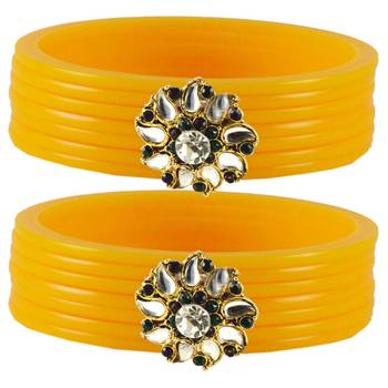 Yellow Crystal Bangles And Bracelets 1