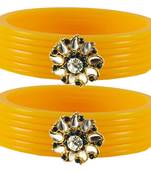 Yellow Crystal Bangles And Bracelets