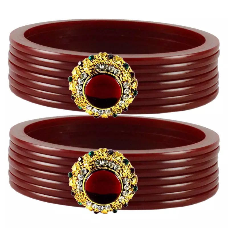 Brown Crystal Bangles And Bracelets