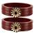 Brown Crystal Bangles And Bracelets
