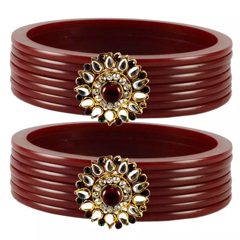 Brown Crystal Bangles And Bracelets