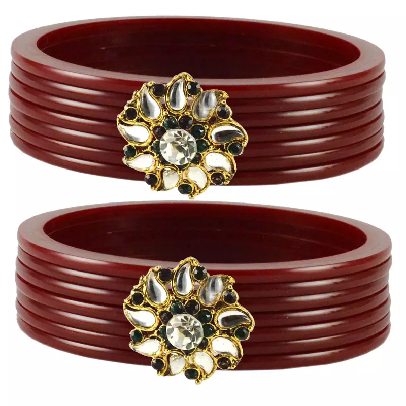 Brown Crystal Bangles And Bracelets