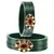 Green Crystal Bangles And Bracelets