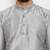 Silver plain silk dhoti-kurta