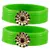 Green Crystal Bangles And Bracelets