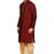 Red plain silk dhoti-kurta