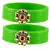 Green Crystal Bangles And Bracelets