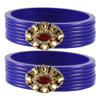 Blue Crystal Bangles And Bracelets 1