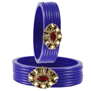 Blue Crystal Bangles And Bracelets 2