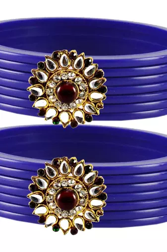 Blue Crystal Bangles And Bracelets