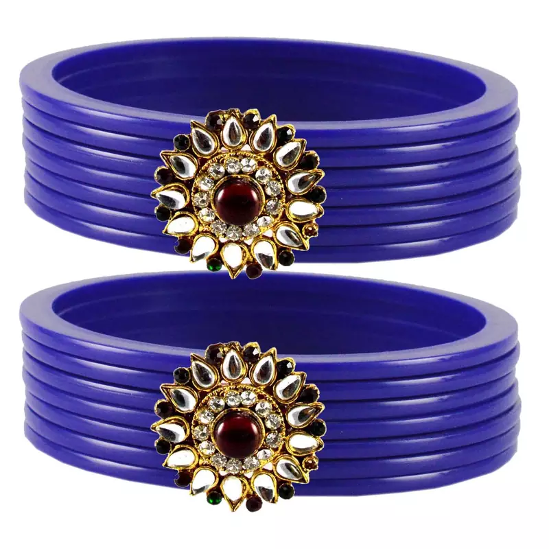 Blue Crystal Bangles And Bracelets