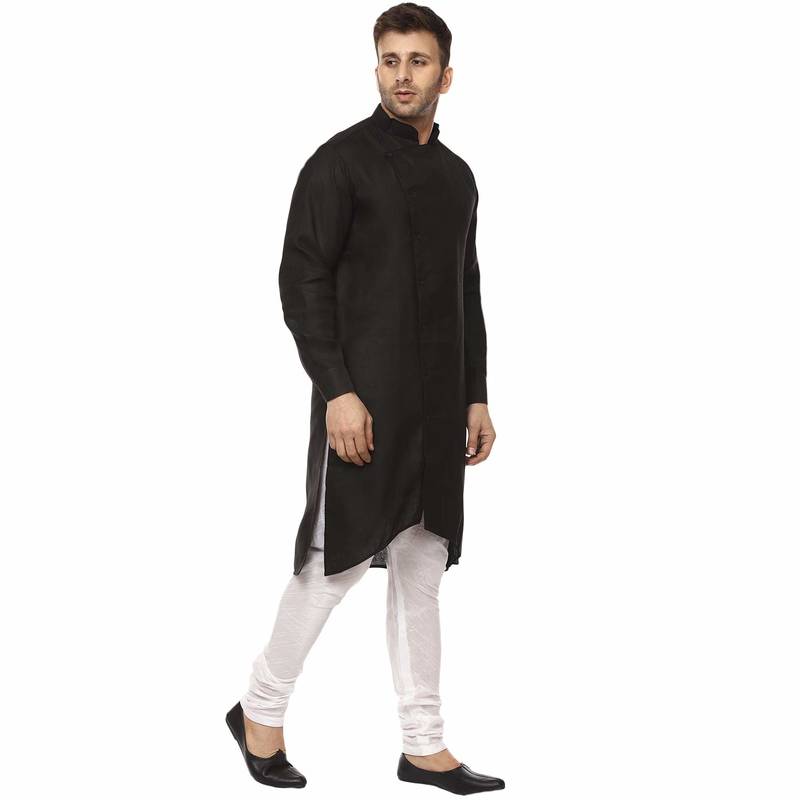 simple kurta pajama black