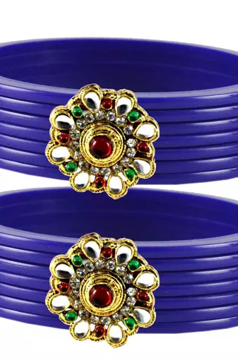 Blue Crystal Bangles And Bracelets