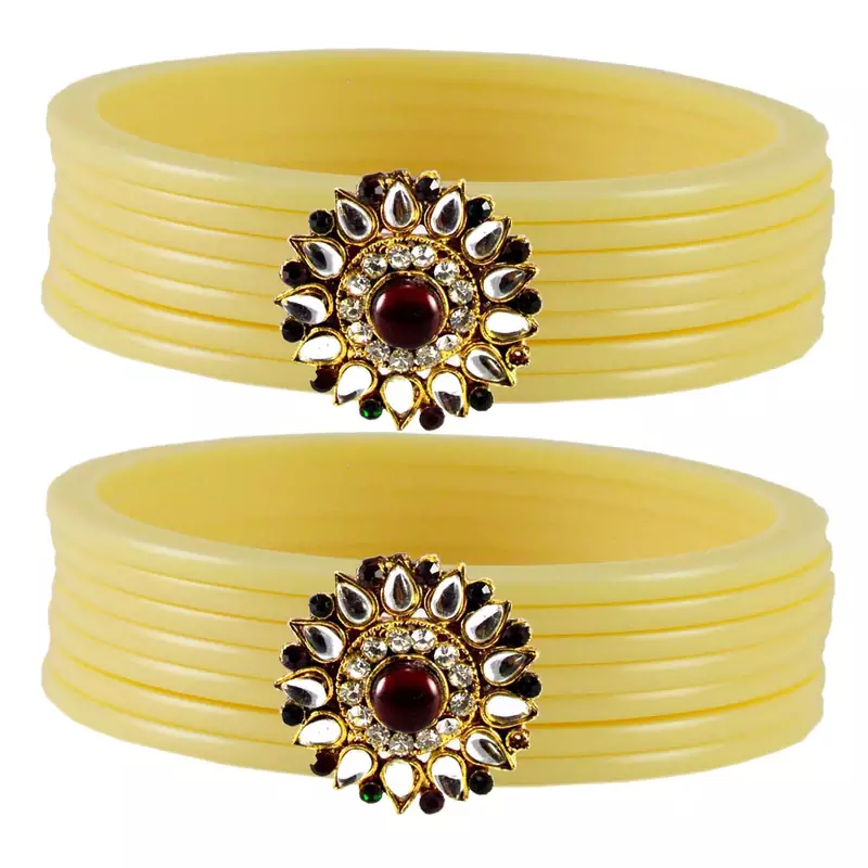 White Crystal Bangles And Bracelets