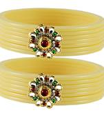 White Crystal Bangles And Bracelets