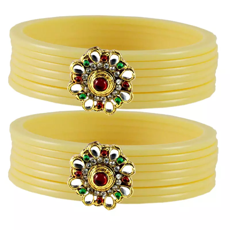 White Crystal Bangles And Bracelets