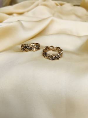 Copper toe-rings 1