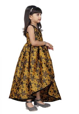 Kids Yellow Designer Dress 2