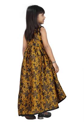 Kids Yellow Designer Dress 4