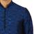 Blue plain silk dhoti-kurta