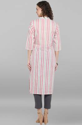 Janasya Grey printed cotton kurtas-and-kurtis 3