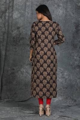 Multicolor printed rayon ethnic-kurtis 2