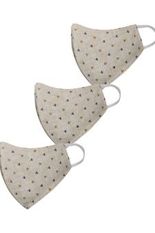 Pack of 3 for 3 ro 8 years face mask