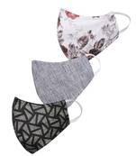 Pack of 3 Floral and Abstract Printed Reusable Anti Comfortable face mask