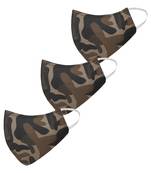 Pack of 3 Floral and Abstract Printed Reusable Anti Comfortable face mask