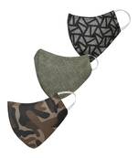 Pack of 3 Floral and Abstract Printed Reusable Anti Comfortable face mask