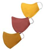 Pack of 3 Floral and Abstract Printed Reusable Anti Comfortable face mask