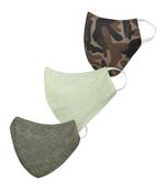 Pack of 3 Floral and Abstract Printed Reusable Anti Comfortable face mask