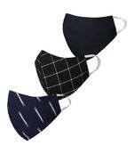 Pack of 3 Floral and Abstract Printed Reusable Anti Comfortable face mask