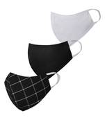 Pack of 3 Floral and Abstract Printed Reusable Anti Comfortable face mask