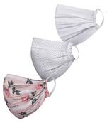 Pack of 3 Floral and Abstract Printed Reusable Anti Comfortable face mask