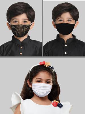Pack of 3 for 3 ro 8 years face mask 2