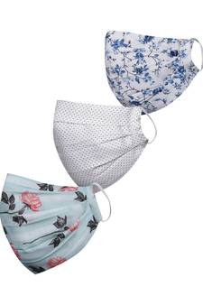 Pack Of 3 Floral And Abstract Printed Reusable Anti Comfortable Face Mask