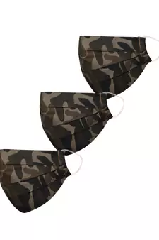 Pack of 3 Floral and Abstract Printed Reusable Anti Comfortable face mask