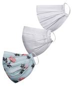 Pack of 3 Floral and Abstract Printed Reusable Anti Comfortable face mask