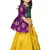 Girls Yellow Lehenga Choli Dress 