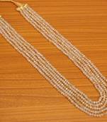 Oat Colour Swarowski Crystal Necklace