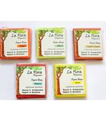 Handmade Paper Soap Packs-Set of Five packs in Five fragrances