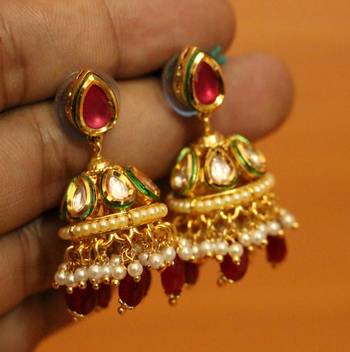 Red Ruby       Jhumkas 2