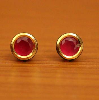 Red Ruby       Studs 1